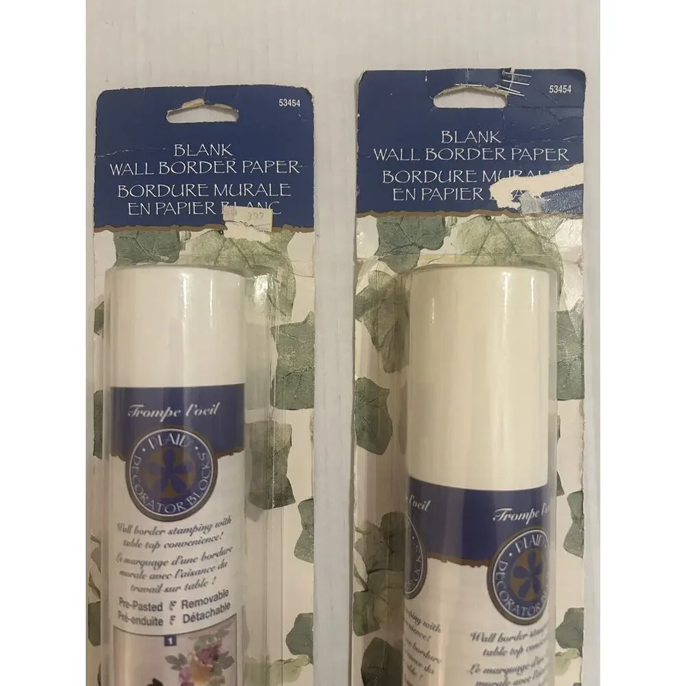 Blank Wall Border Paper 2 Rolls‎ 53454 Plaid Enterprises 15' x 10